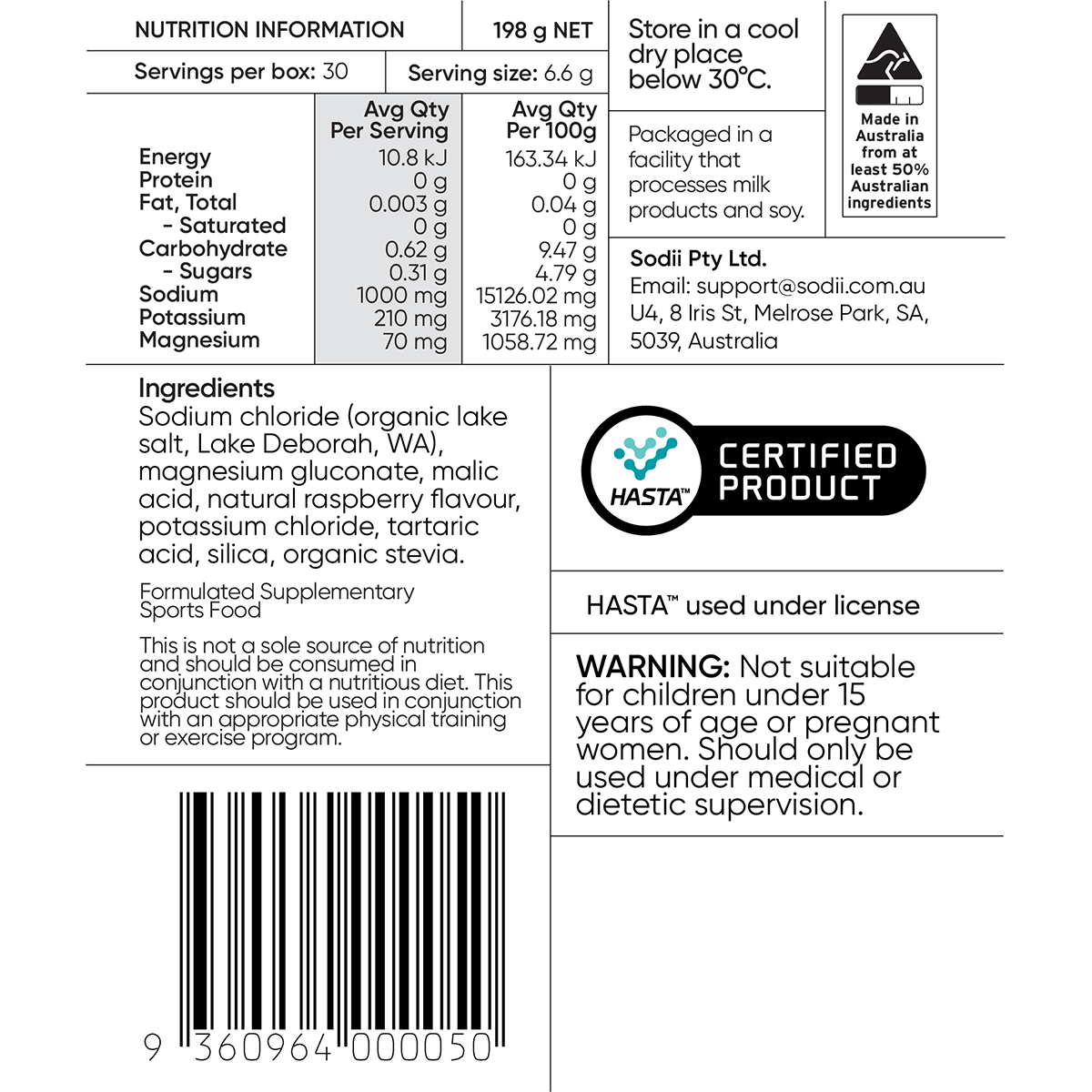 Everyday Hydration Salts Salty Raspberry