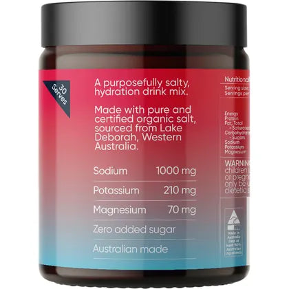 Sodii Everyday Hydration Salts Salty Raspberry 185g