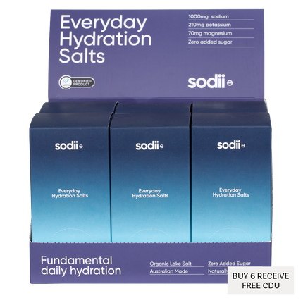 Sodii Everyday Hydration Salts – Unflavoured Electrolytes