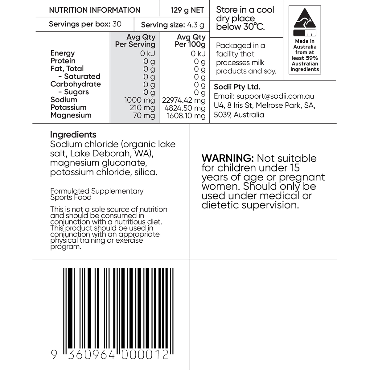 Everyday Hydration Salts Unflavoured