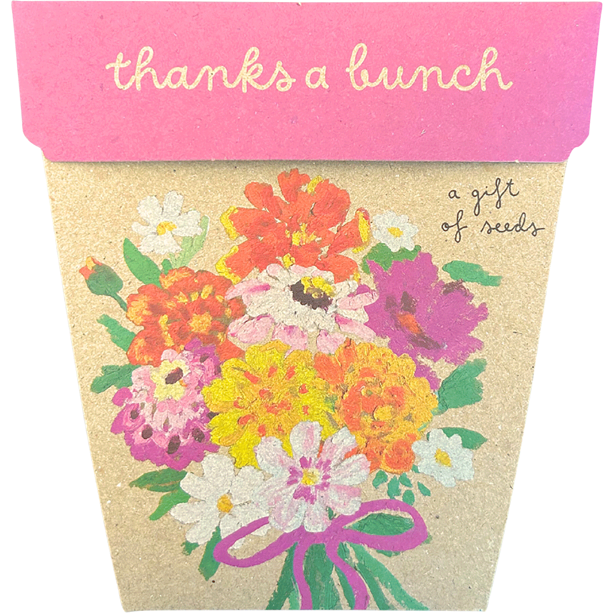 Gift of Seeds Thanks a Bunch