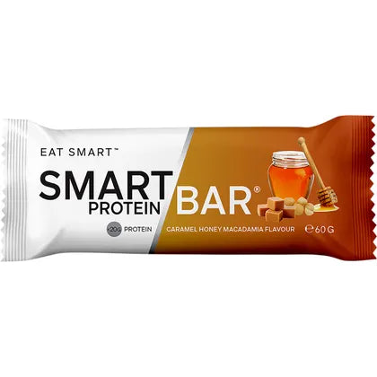 Smart Protein Bar Caramel Honey Macadamia Flavour Protein Bar 12x60g
