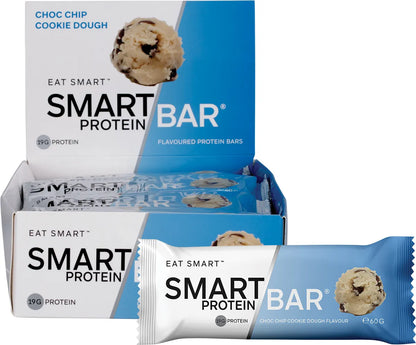 Smart Protein Bar Choc Chip Cookie Dough Flavour Protein Bar 12x60g