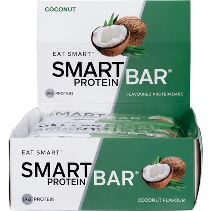 Smart Protein Bar Coconut Flavour Protein Bar 12x60g