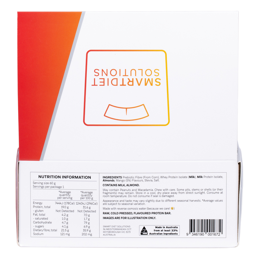 Smart Protein Bar Mango Cream Flavour Protein Bar