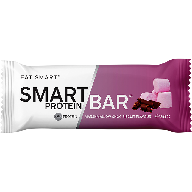 Smart Protein Bar Marshmallow Choc Biscuit Flavour Protein Bar
