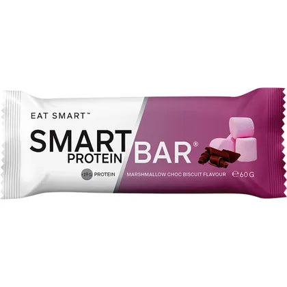 Smart Protein Bar Marshmallow Choc Biscuit Flavour Protein Bar 12x60g