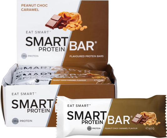 Smart Protein Bar Peanut Choc Caramel Flavour Protein Bar 12x60g