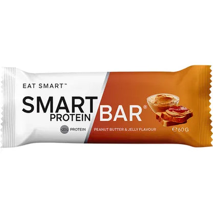 Smart Protein Bar Peanut Butter & Jelly Flavour Protein Bar 12x60g