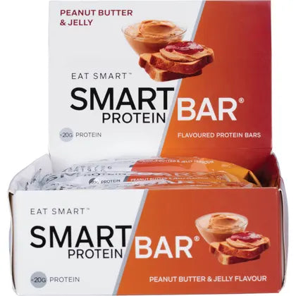 Smart Protein Bar Peanut Butter & Jelly Flavour Protein Bar 12x60g