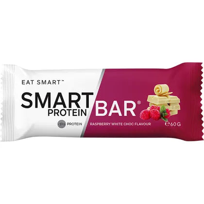 Smart Protein Bar Raspberry White Chocolate Flavour Protein Bar 12x60g