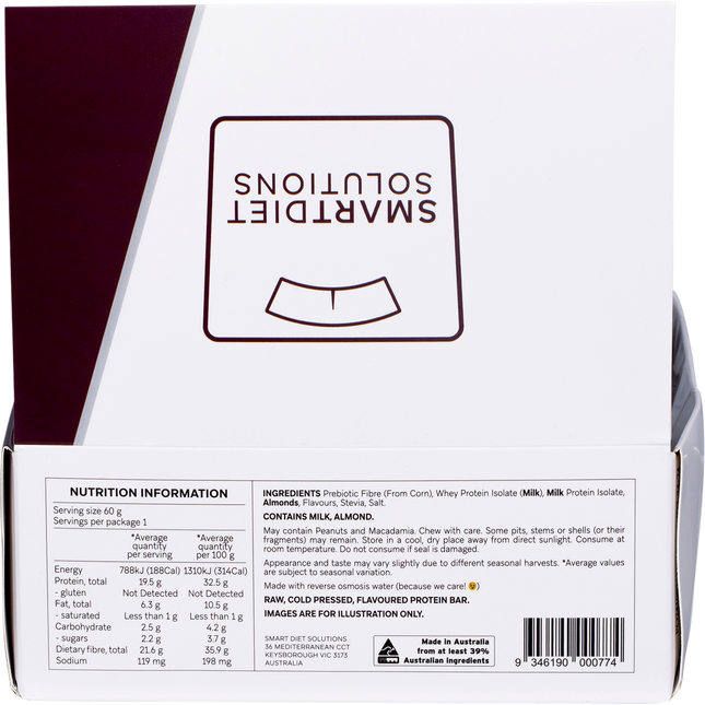 Smart Protein Bar Vanilla Nougat Flavour Protein Bar