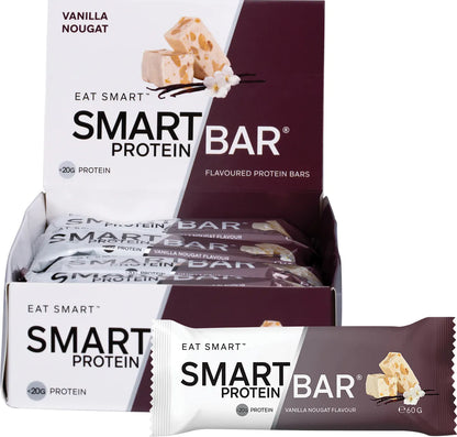 Smart Protein Bar Vanilla Nougat Flavour Protein Bar 12x60g