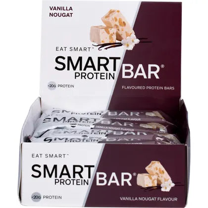 Smart Protein Bar Vanilla Nougat Flavour Protein Bar 12x60g