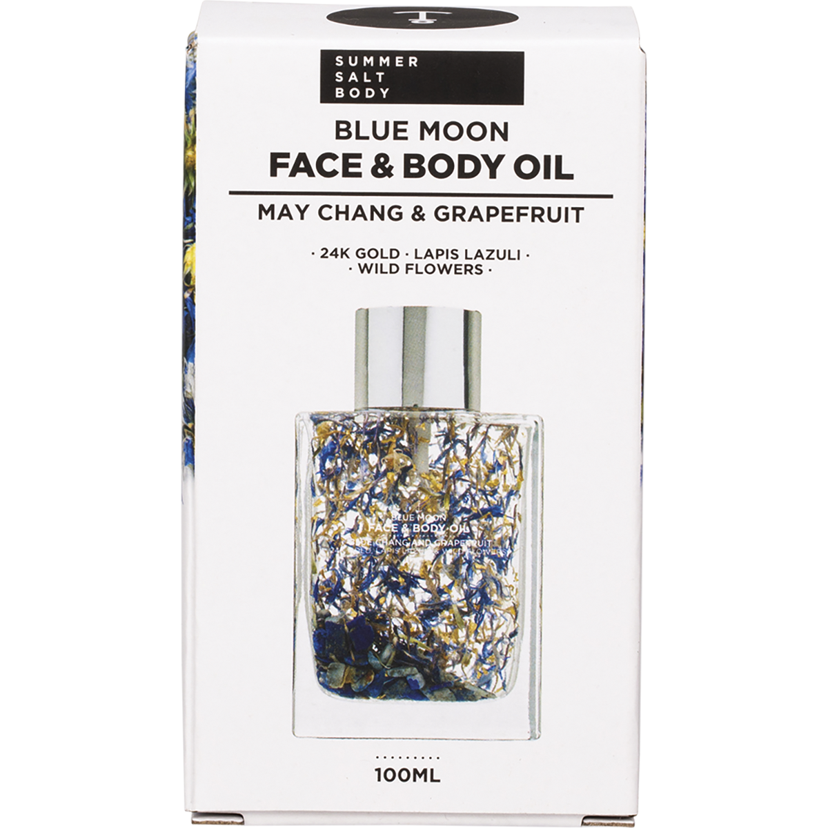Face & Body Oil 24K Gold Blue Moon Lapis Lazuli