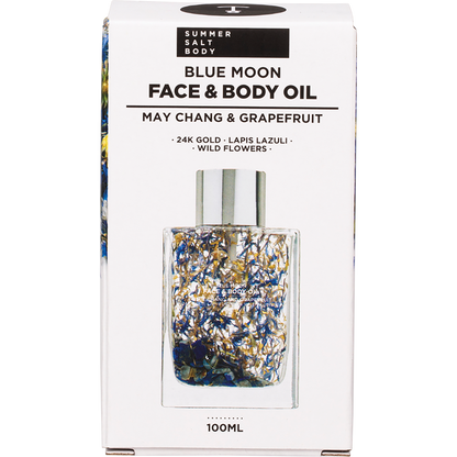 Face & Body Oil 24K Gold Blue Moon Lapis Lazuli