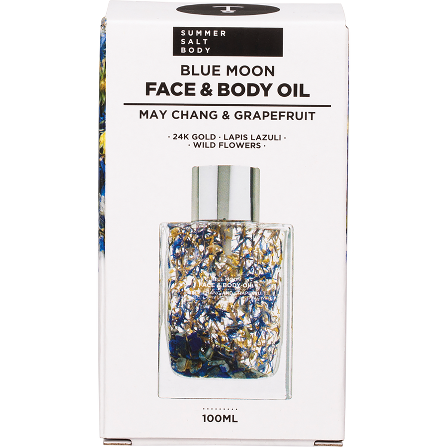 Face & Body Oil 24K Gold Blue Moon Lapis Lazuli