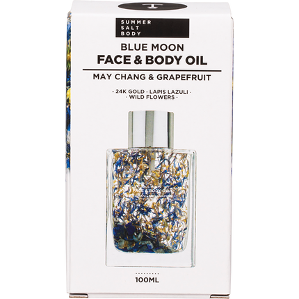 Face & Body Oil 24K Gold Blue Moon Lapis Lazuli