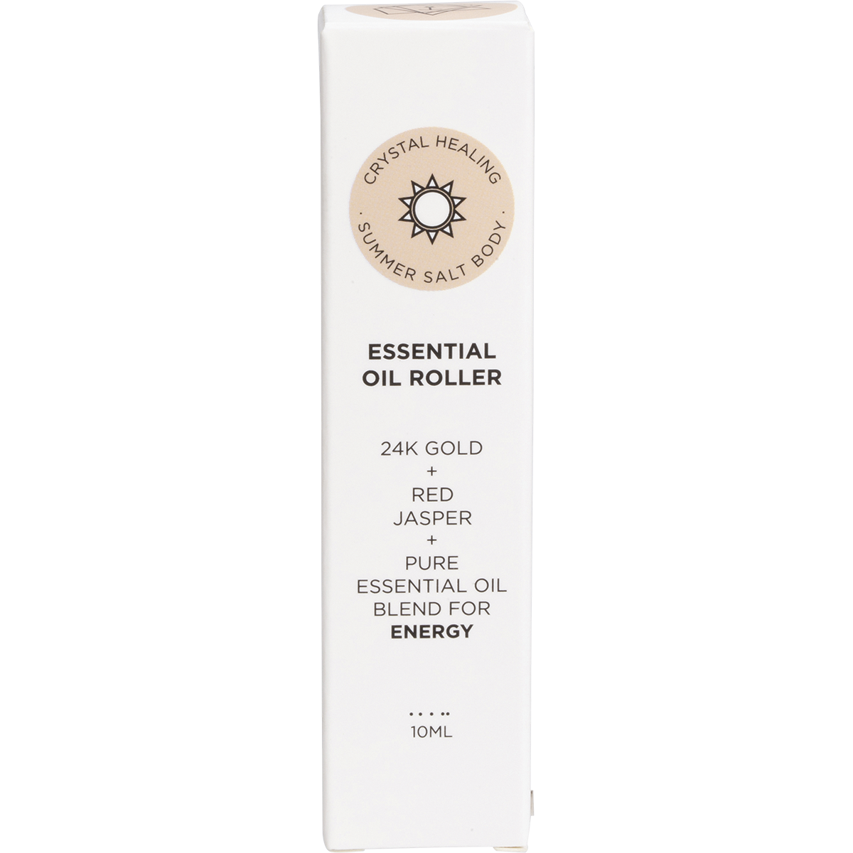 Essential Oil Roller 24K Gold Energy Red Jasper