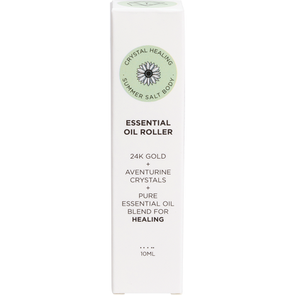 Essential Oil Roller 24K Gold Healing Aventurine