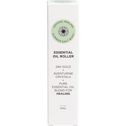 Essential Oil Roller 24K Gold Healing Aventurine