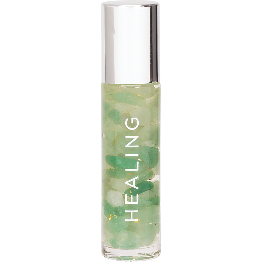 Essential Oil Roller 24K Gold Healing Aventurine