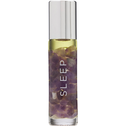 Essential Oil Roller 24K Gold Sleep Amethyst