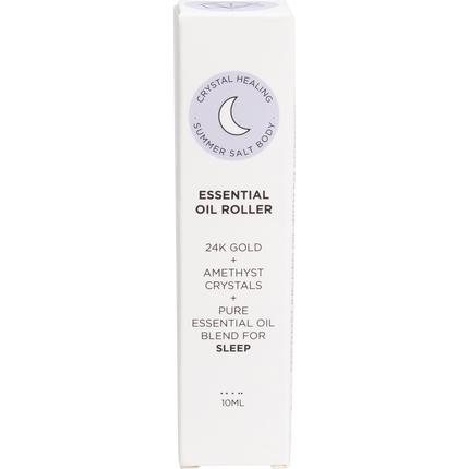 Essential Oil Roller 24K Gold Sleep Amethyst