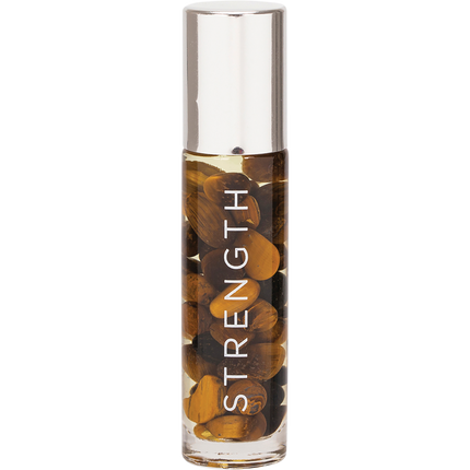 Essential Oil Roller 24K Gold Strength Tiger Eye