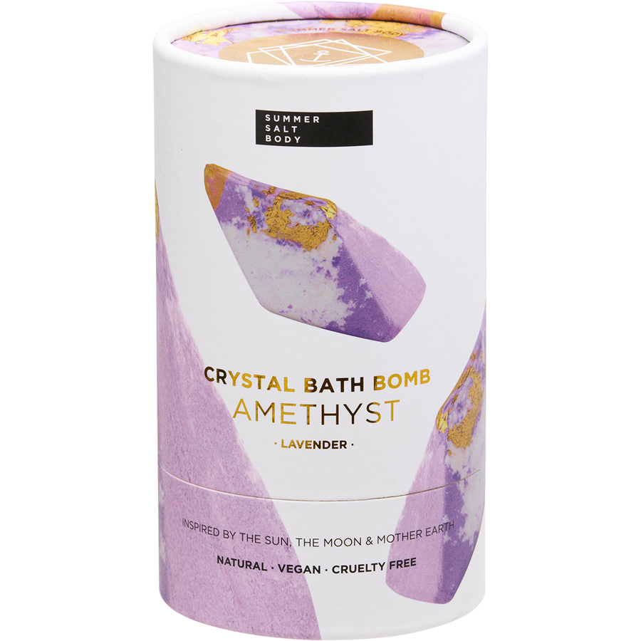 Crystal Bath Bomb Amethyst Lavender