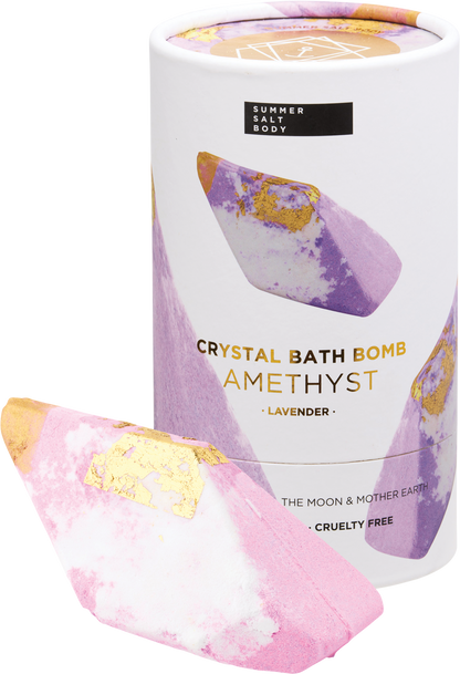 Crystal Bath Bomb Amethyst Lavender