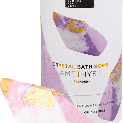 Crystal Bath Bomb Amethyst Lavender