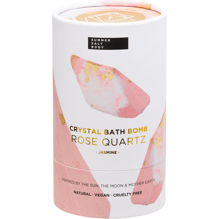 Crystal Bath Bomb Rose Quartz Jasmine