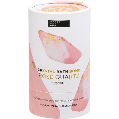 Crystal Bath Bomb Rose Quartz Jasmine