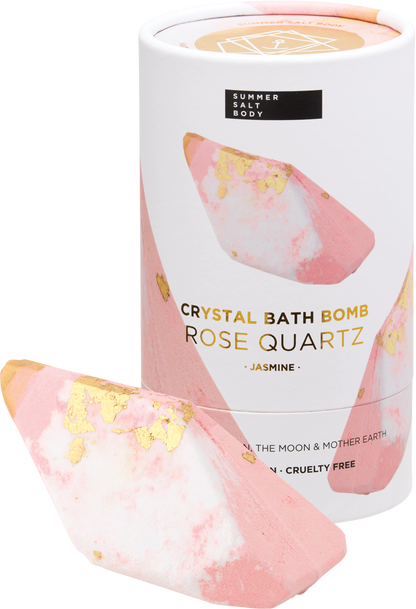 Crystal Bath Bomb Rose Quartz Jasmine