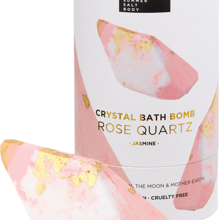 Crystal Bath Bomb Rose Quartz Jasmine