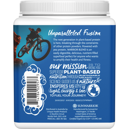 SUNWARRIOR Protein Powder Warrior Blend Vanilla