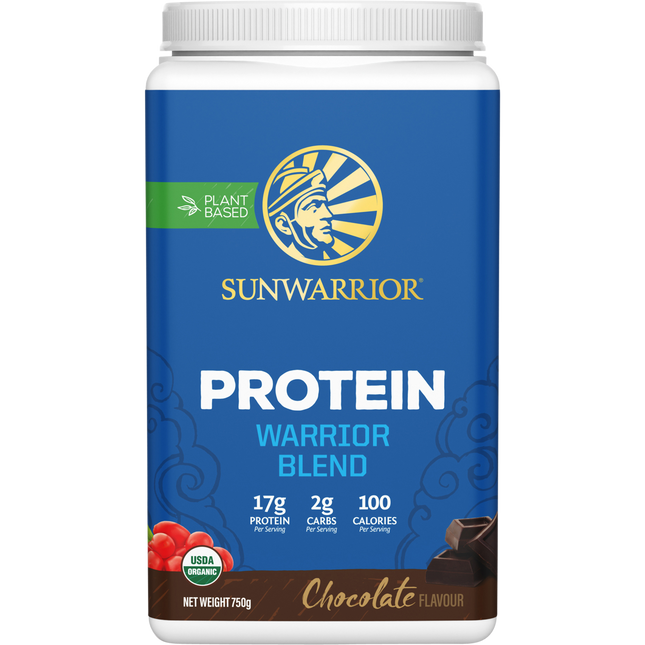 SUNWARRIOR Protein Powder Warrior Blend Chocolate