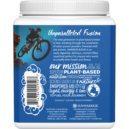 SUNWARRIOR Protein Powder Warrior Blend Unflavoured