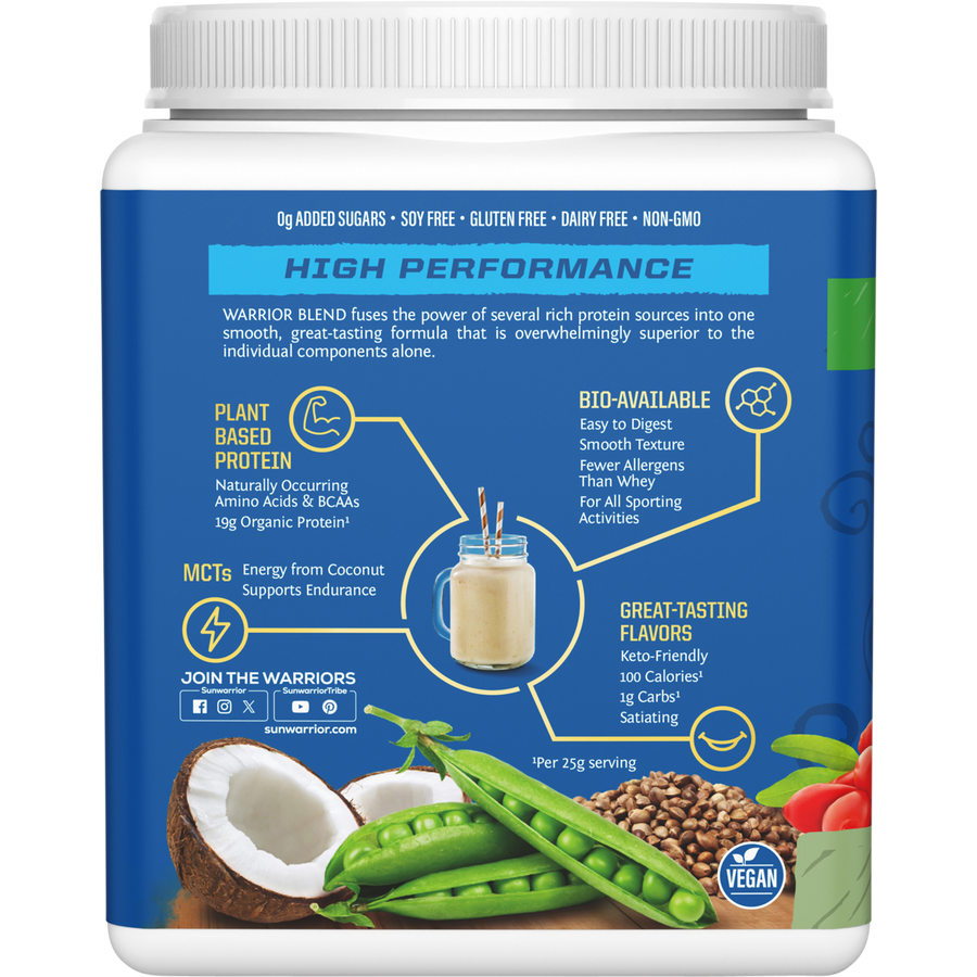 SUNWARRIOR Protein Powder Warrior Blend Unflavoured