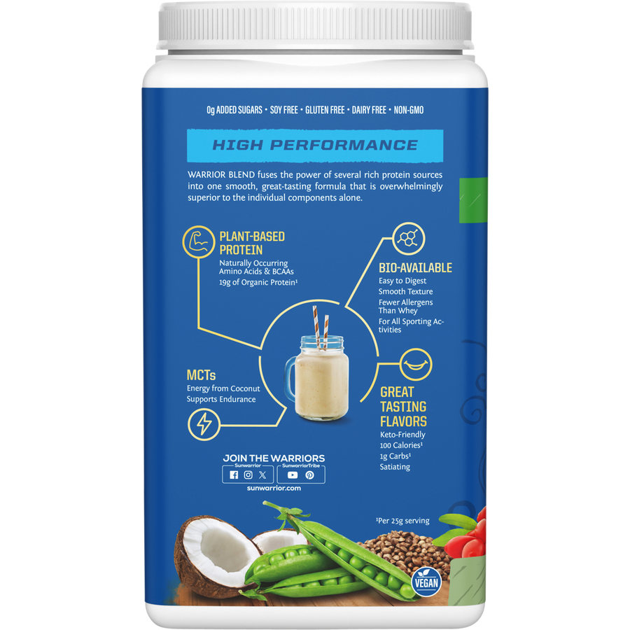 SUNWARRIOR Protein Powder Warrior Blend Unflavoured