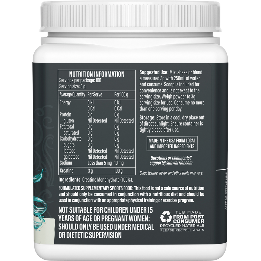 SUNWARRIOR Active Creatine Monohydrate Unflavoured