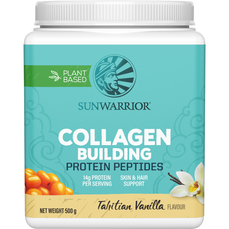 SUNWARRIOR Collagen Building Protein Peptides Tahitian Vanilla