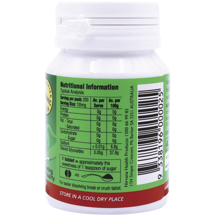 Nirvana Organics Stevia Tablets in convenient packaging