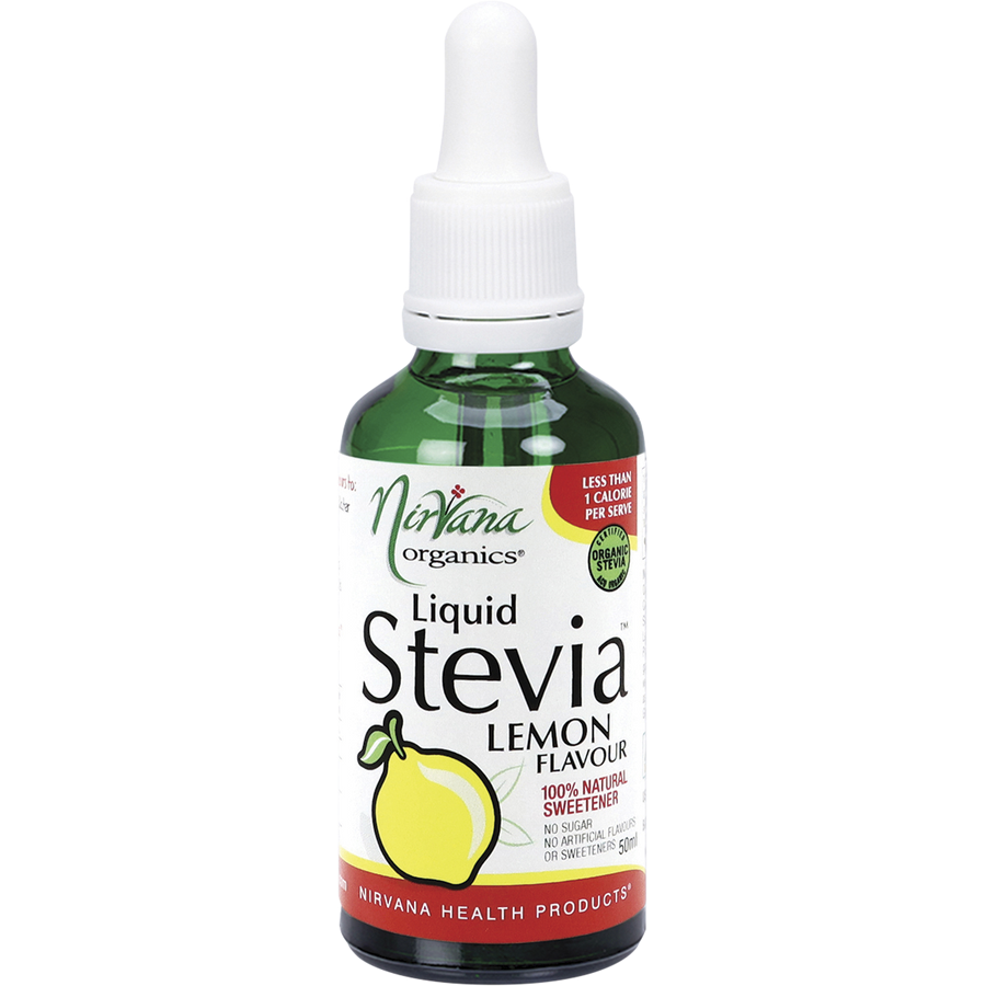 Nirvana Organics liquid stevia in lemon flavor