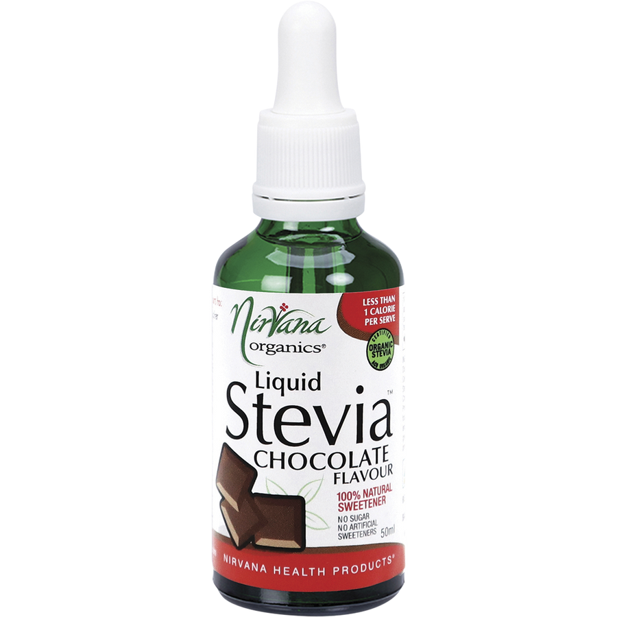 Nirvana Organics Liquid Stevia in chocolate flavor