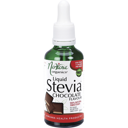 Nirvana Organics Liquid Stevia in chocolate flavor