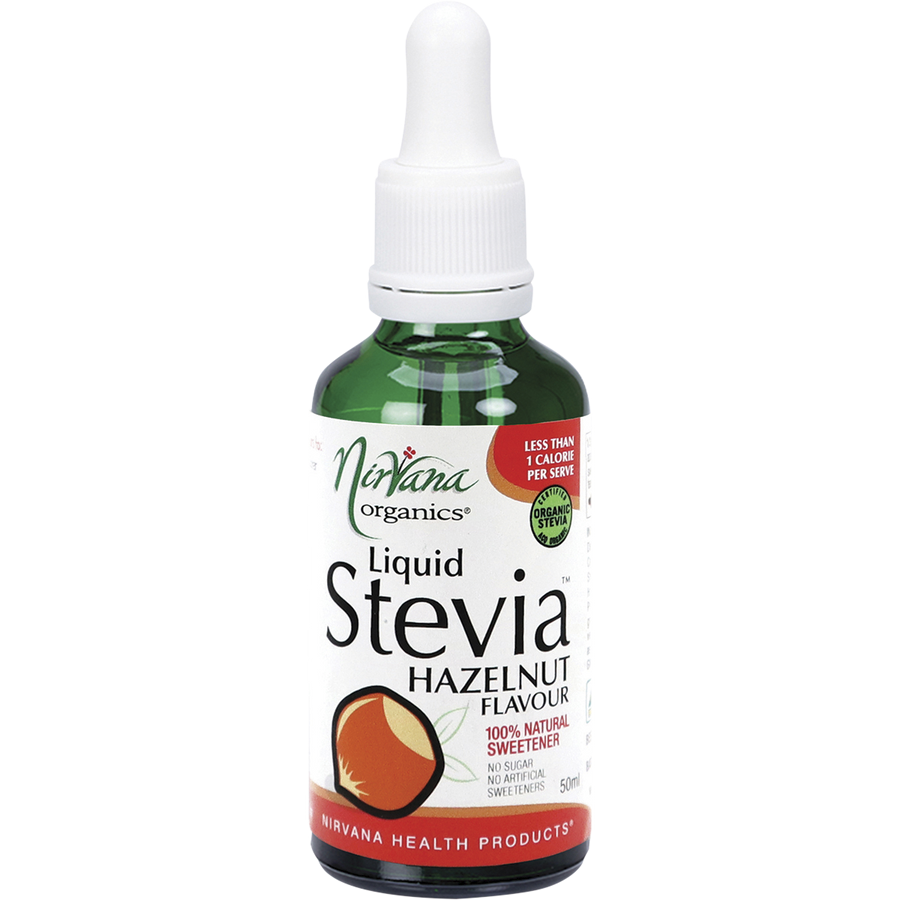 Nirvana Organics Liquid Stevia in Hazelnut flavor