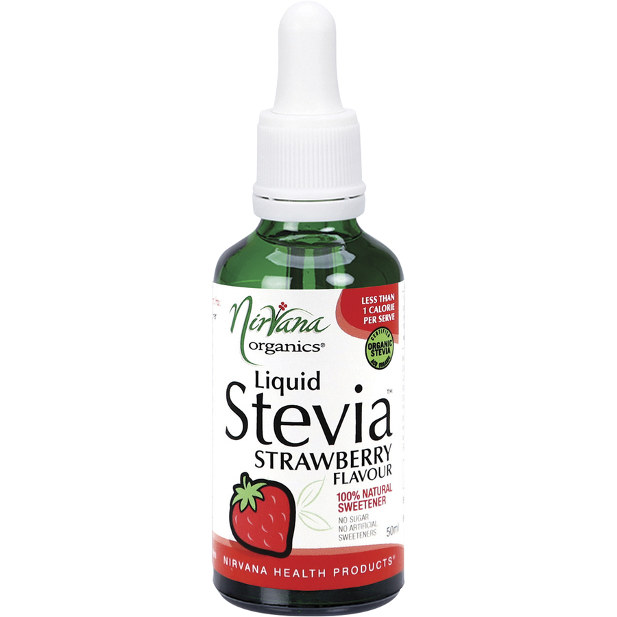 Nirvana Organics Liquid Stevia in strawberry flavor