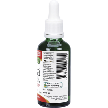 Nirvana Organics Liquid Stevia Ginger Ale bottle 3 of 3